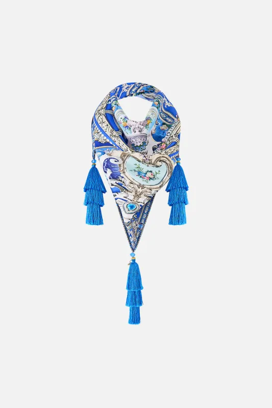 TRIANGLE SCARF WITH TASSELS OTTOMAN OPULENCE sold by Camilla