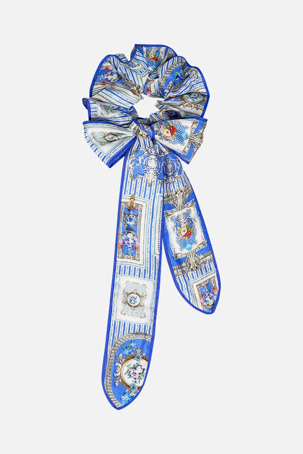 SCRUNCHIE WITH BOW OTTOMAN OPULENCE sold by Camilla
