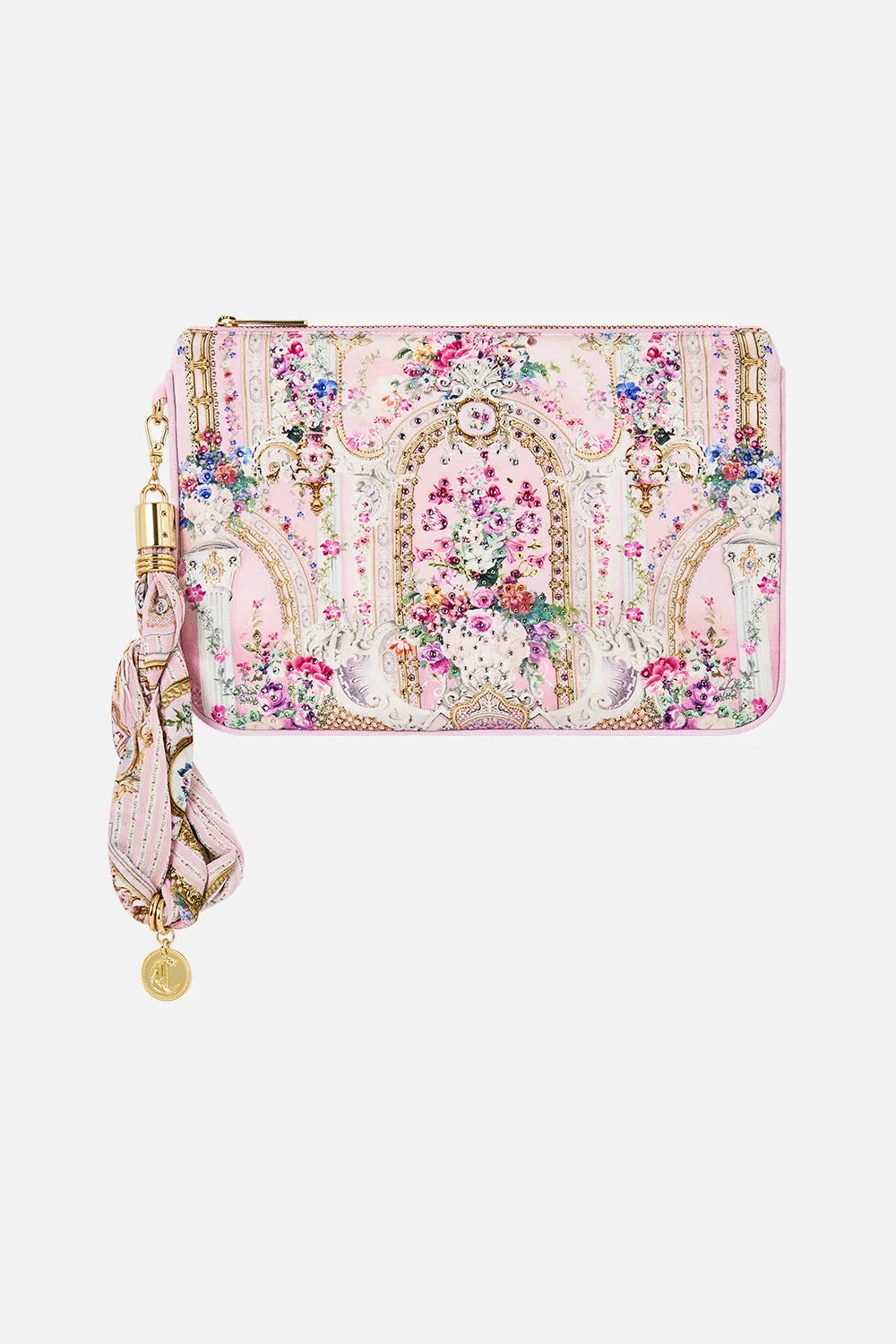 SCARF CLUTCH PALATIAL PASTELS sold by Camilla