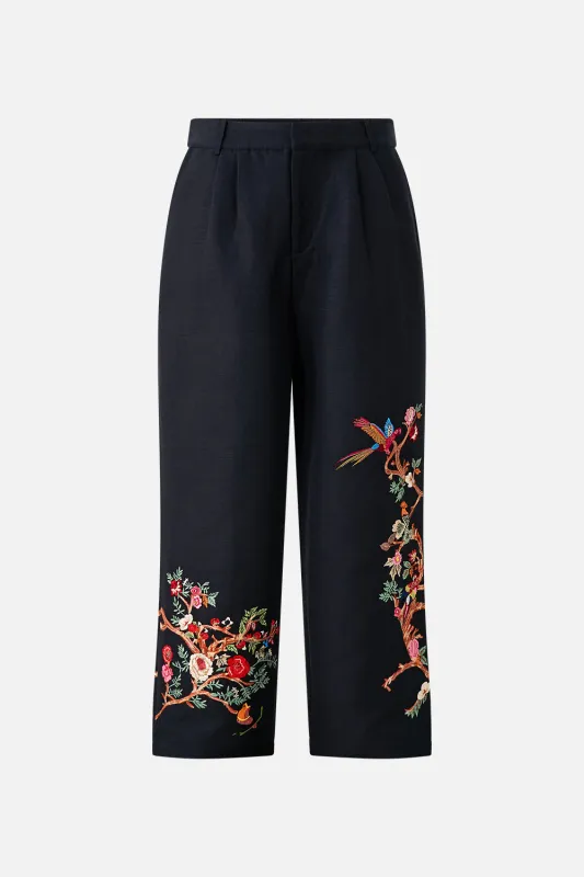 EMBROIDERED TAILORED LOUNGE PANT SULTANS AND QUEENS sold by Camilla