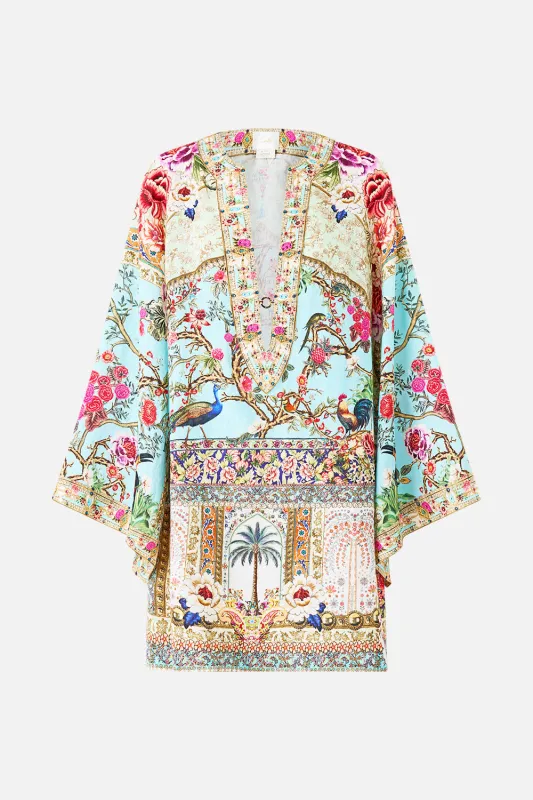 DEEP V-NECK HARDWARE SHORT KAFTAN SULTANS AND QUEENS sold by Camilla