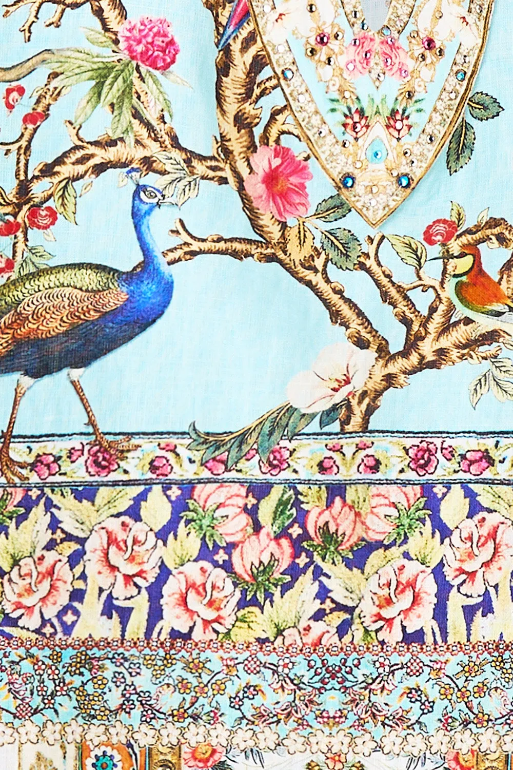 DEEP V-NECK HARDWARE SHORT KAFTAN SULTANS AND QUEENS sold by Camilla product image thumbnail 3