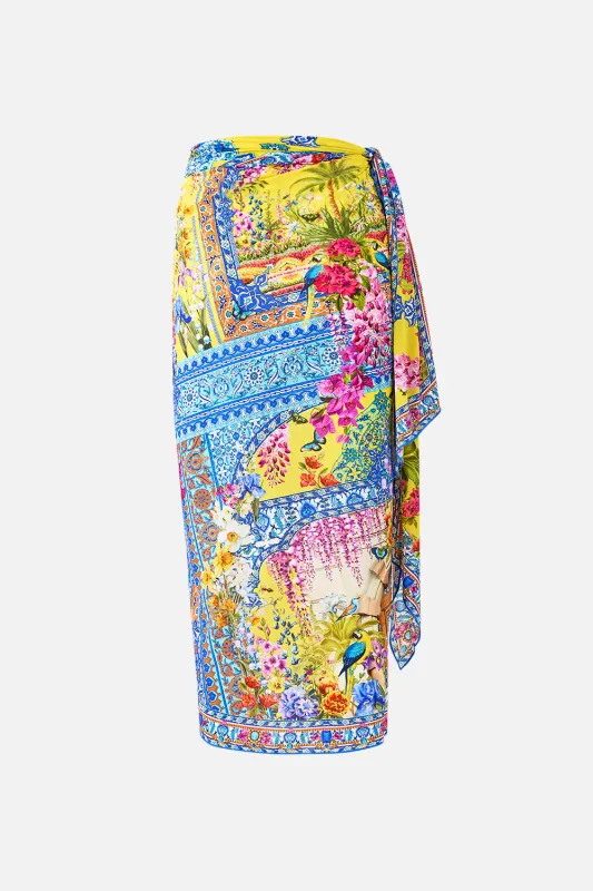 EYELET WRAP MAXI SARONG WITH TIE WAIST SULTANAHMET SUMMER sold by Camilla