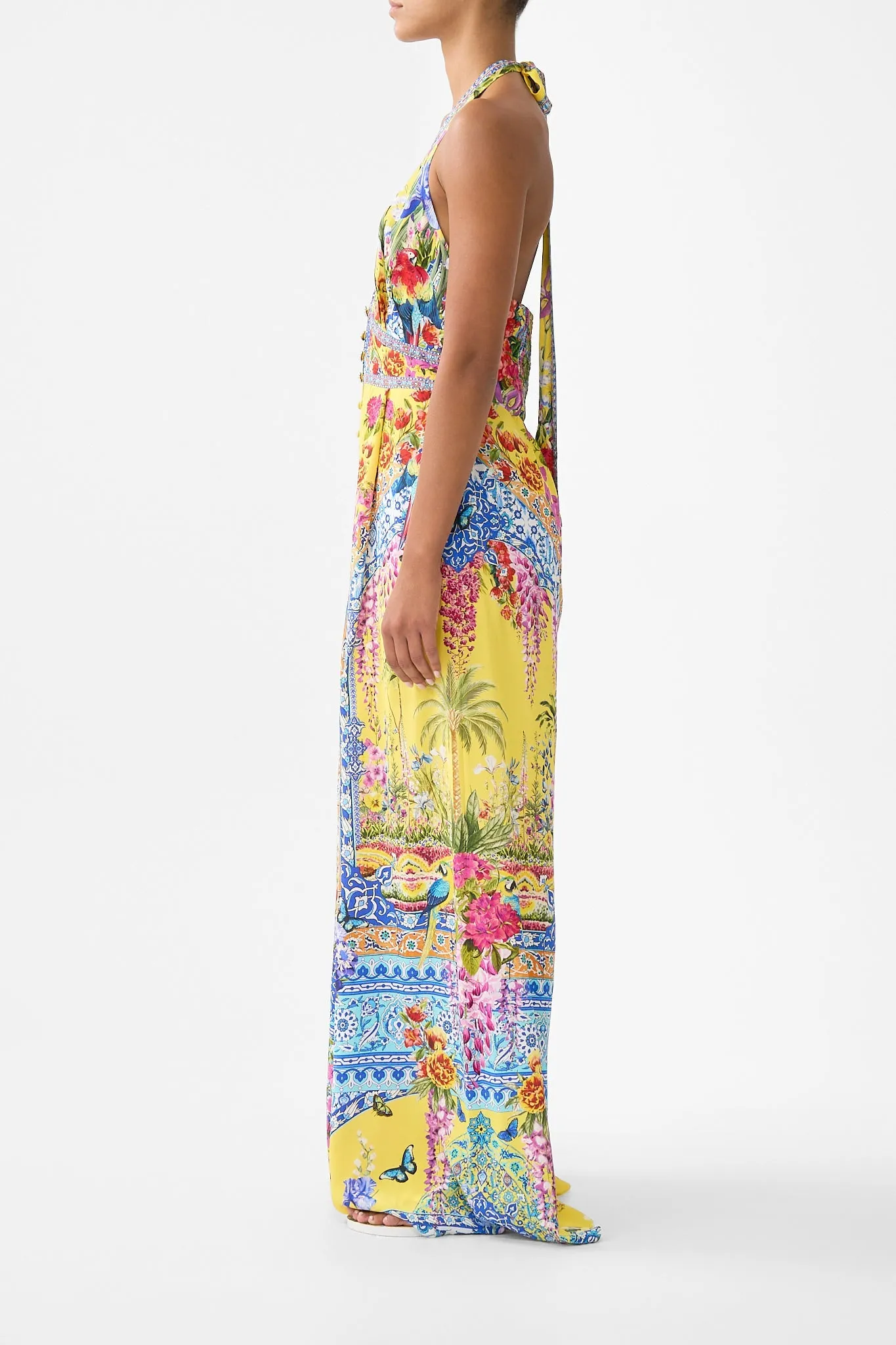 HALTERNECK JUMPSUIT WITH TIE NECK SULTANAHMET SUMMER sold by Camilla product image thumbnail 3