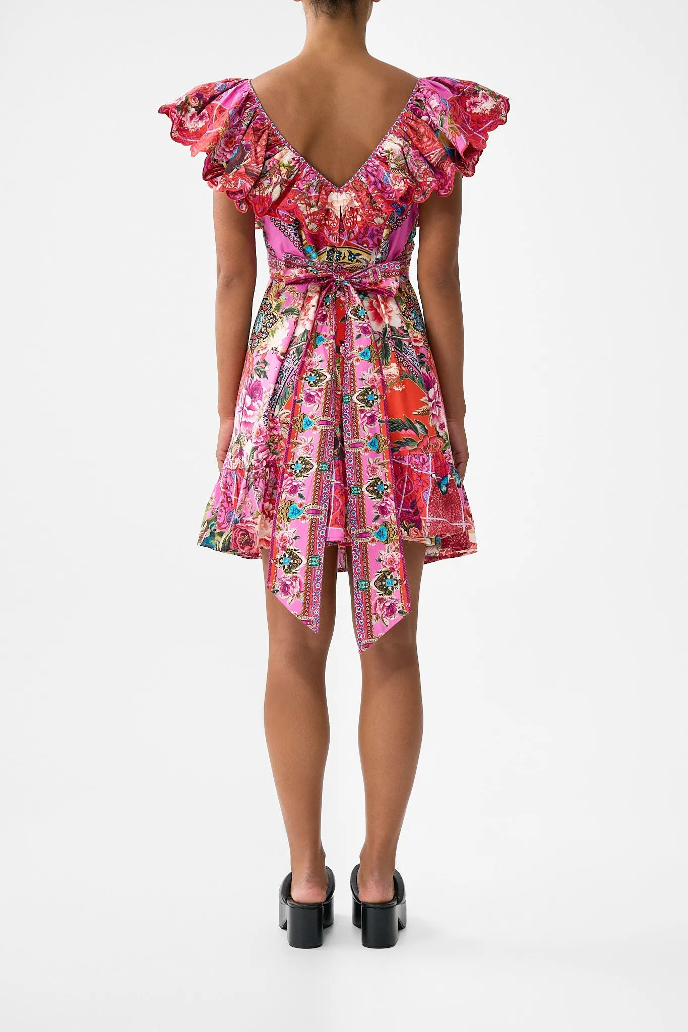 SHORT FRILL NECK DRESS HEIRLOOM EMPIRE sold by Camilla product image thumbnail 2