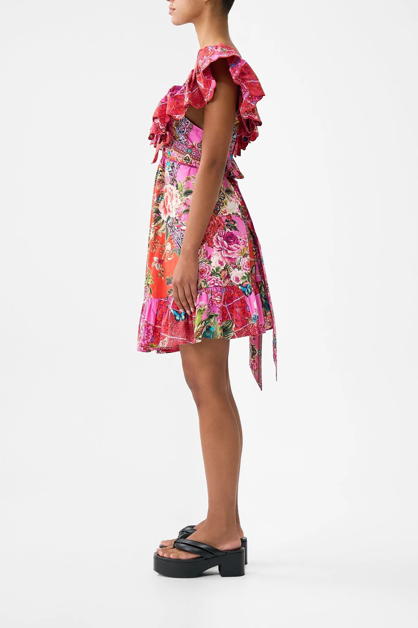 SHORT FRILL NECK DRESS HEIRLOOM EMPIRE sold by Camilla product image thumbnail 4