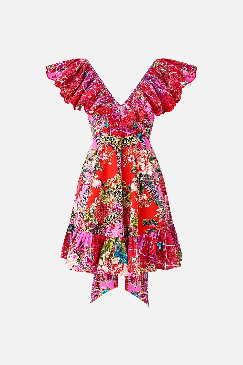 SHORT FRILL NECK DRESS HEIRLOOM EMPIRE sold by Camilla product image thumbnail 3