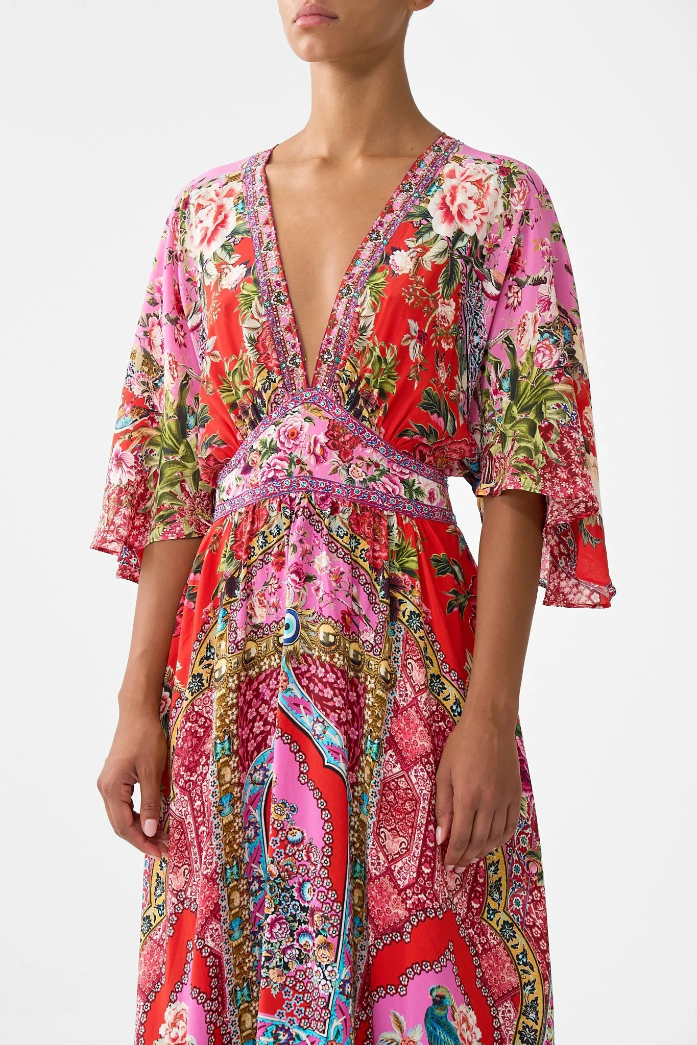 WAISTED DRESS WITH HEM RUFFLE HEIRLOOM EMPIRE sold by Camilla product image thumbnail 5