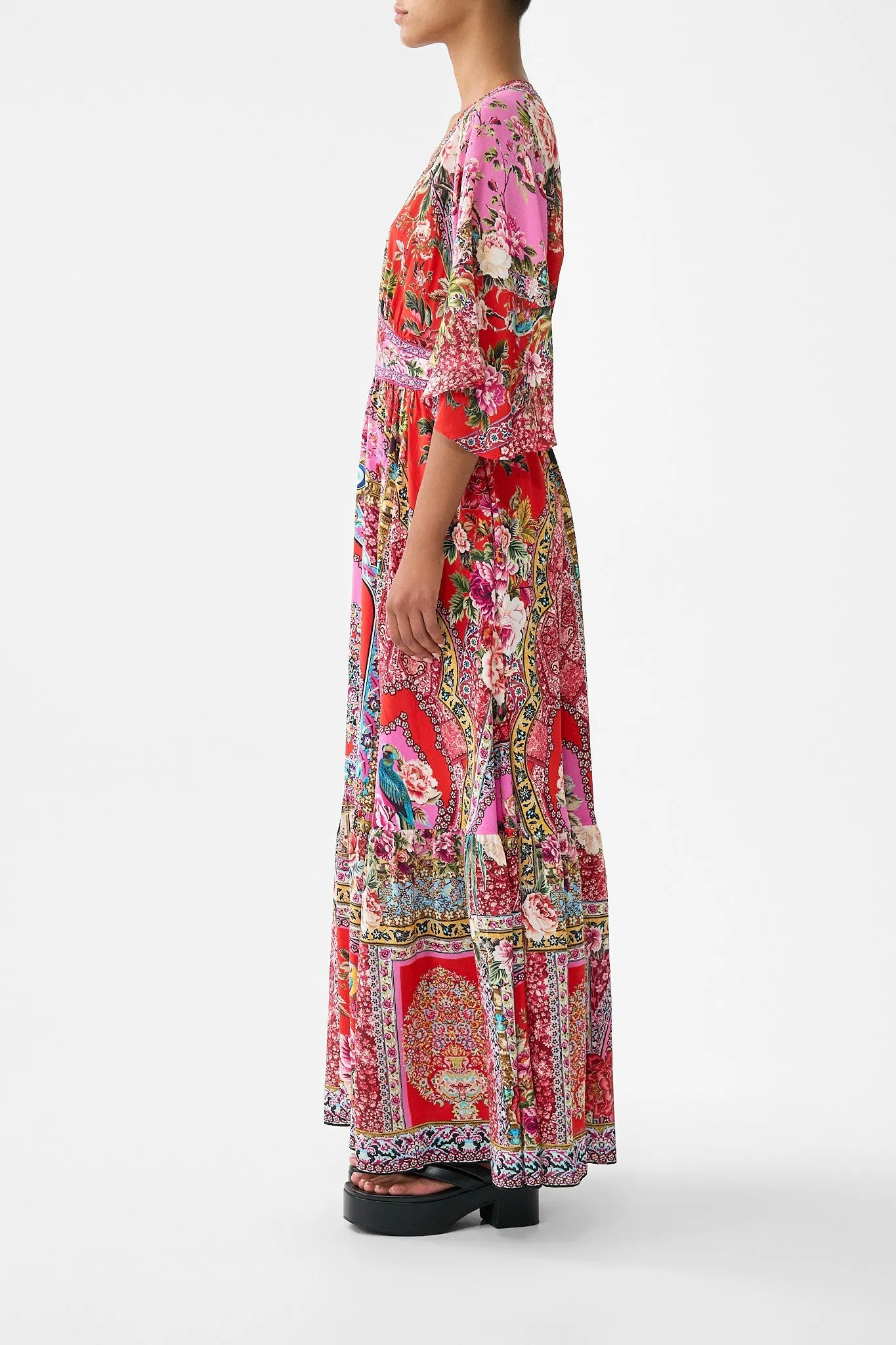 WAISTED DRESS WITH HEM RUFFLE HEIRLOOM EMPIRE sold by Camilla product image thumbnail 4