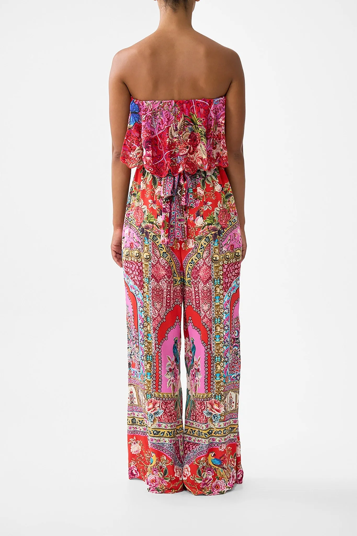 STRAPLESS JUMPSUIT WITH FRILL HEIRLOOM EMPIRE sold by Camilla product image thumbnail 2