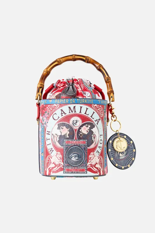 DRAWSTRING BUCKET BAG WITH KEYRING HIGH CLASS HOOKAH sold by Camilla