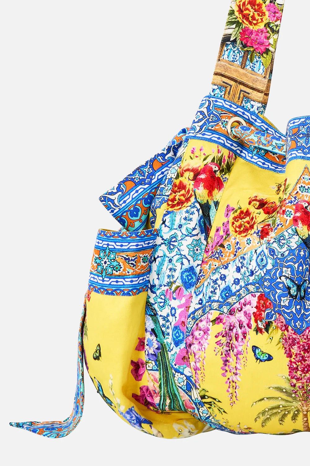 DRAWSTRING BOW BEACH BAG SULTANAHMET SUMMER sold by Camilla product image thumbnail 4