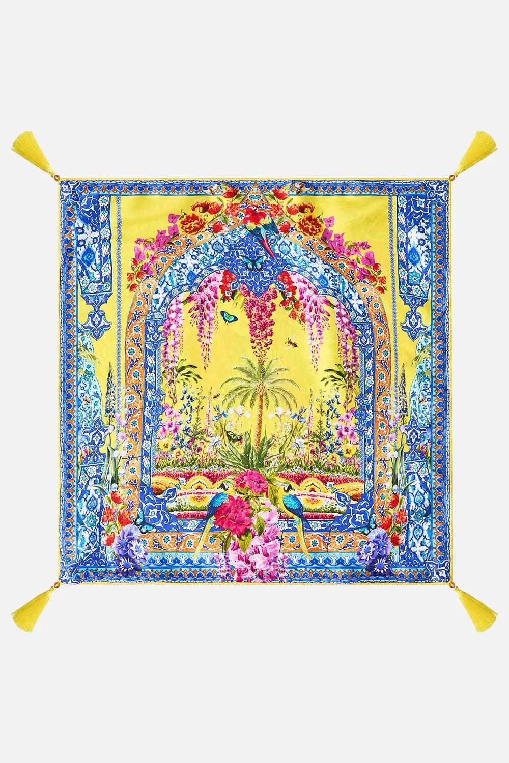 LARGE SQUARE CUSHION SULTANAHMET SUMMER sold by Camilla