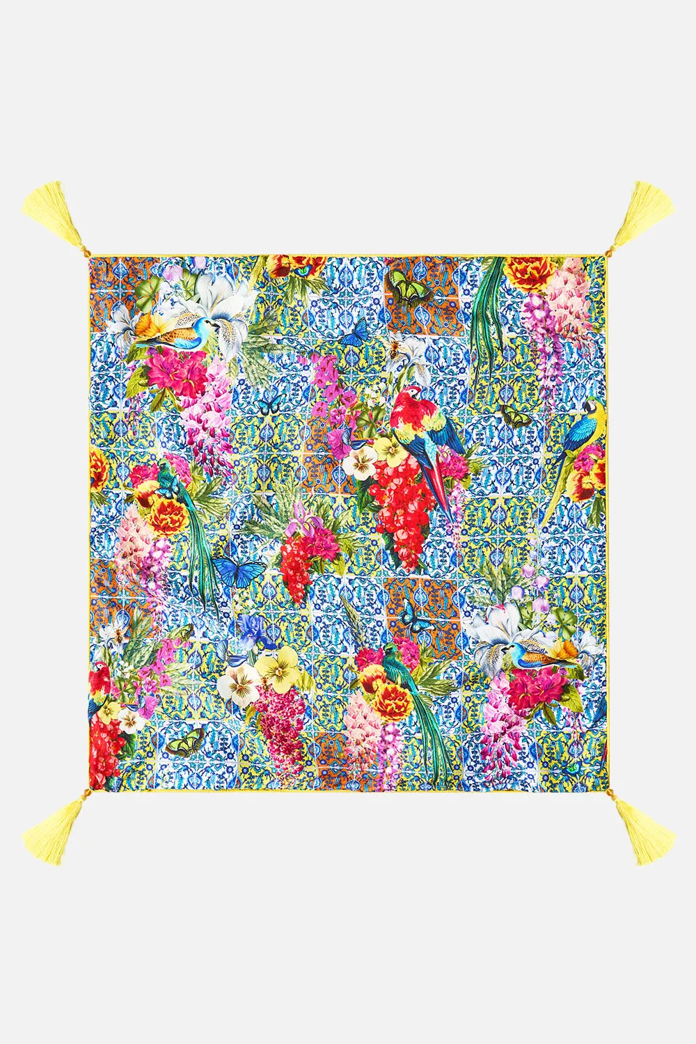 LARGE SQUARE CUSHION SULTANAHMET SUMMER sold by Camilla product image thumbnail 2