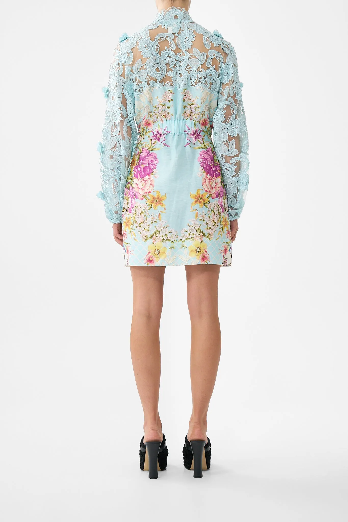 LACE SLEEVE MINI DRESS BAZAAR BLOOMS sold by Camilla product image thumbnail 2