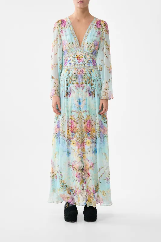 FLARED SLEEVE DRESS BAZAAR BLOOMS sold by Camilla