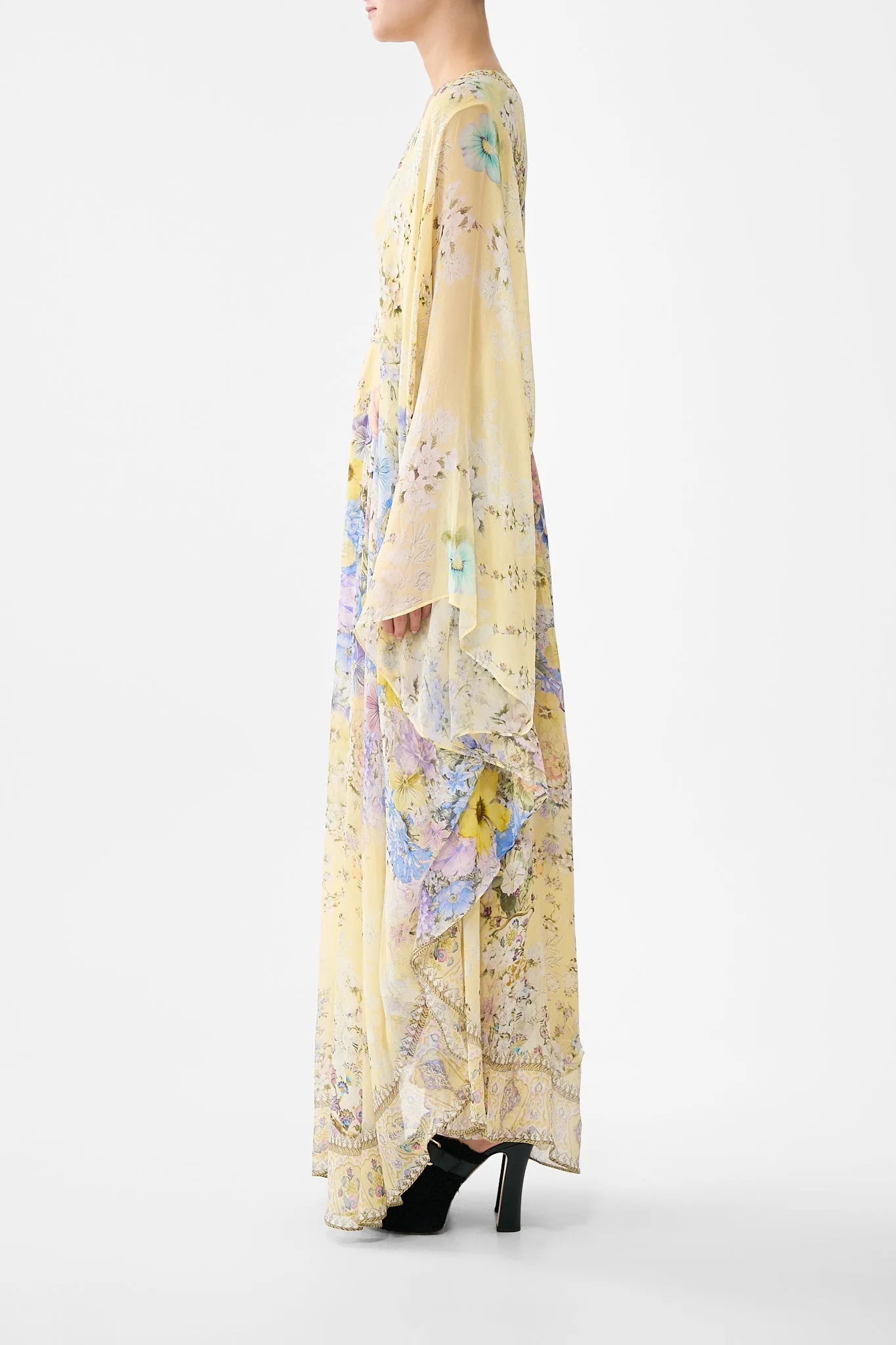 LONG KAFTAN WITH WAIST DETAIL DARLING BUDS sold by Camilla product image thumbnail 4