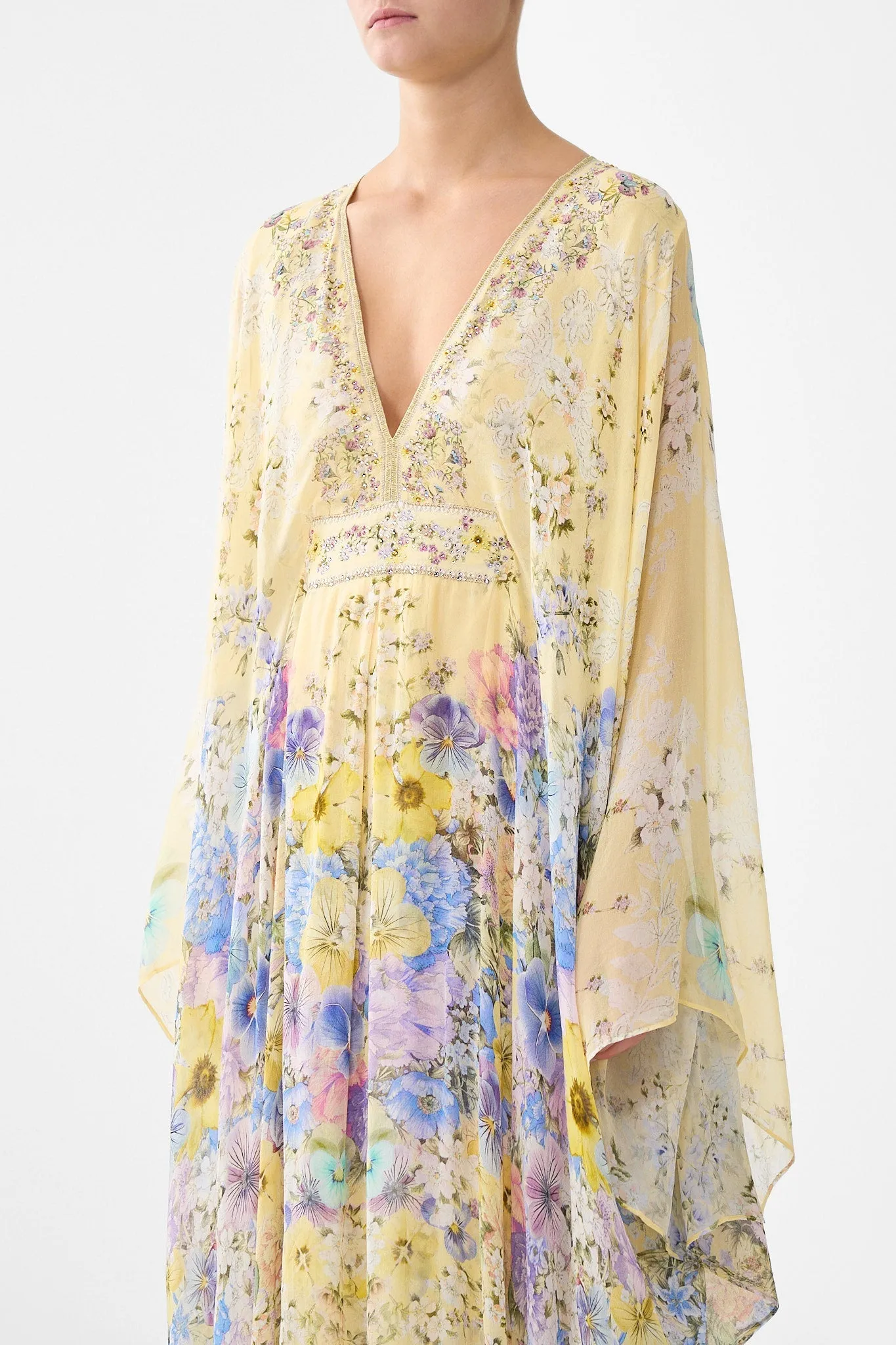 LONG KAFTAN WITH WAIST DETAIL DARLING BUDS sold by Camilla product image thumbnail 5