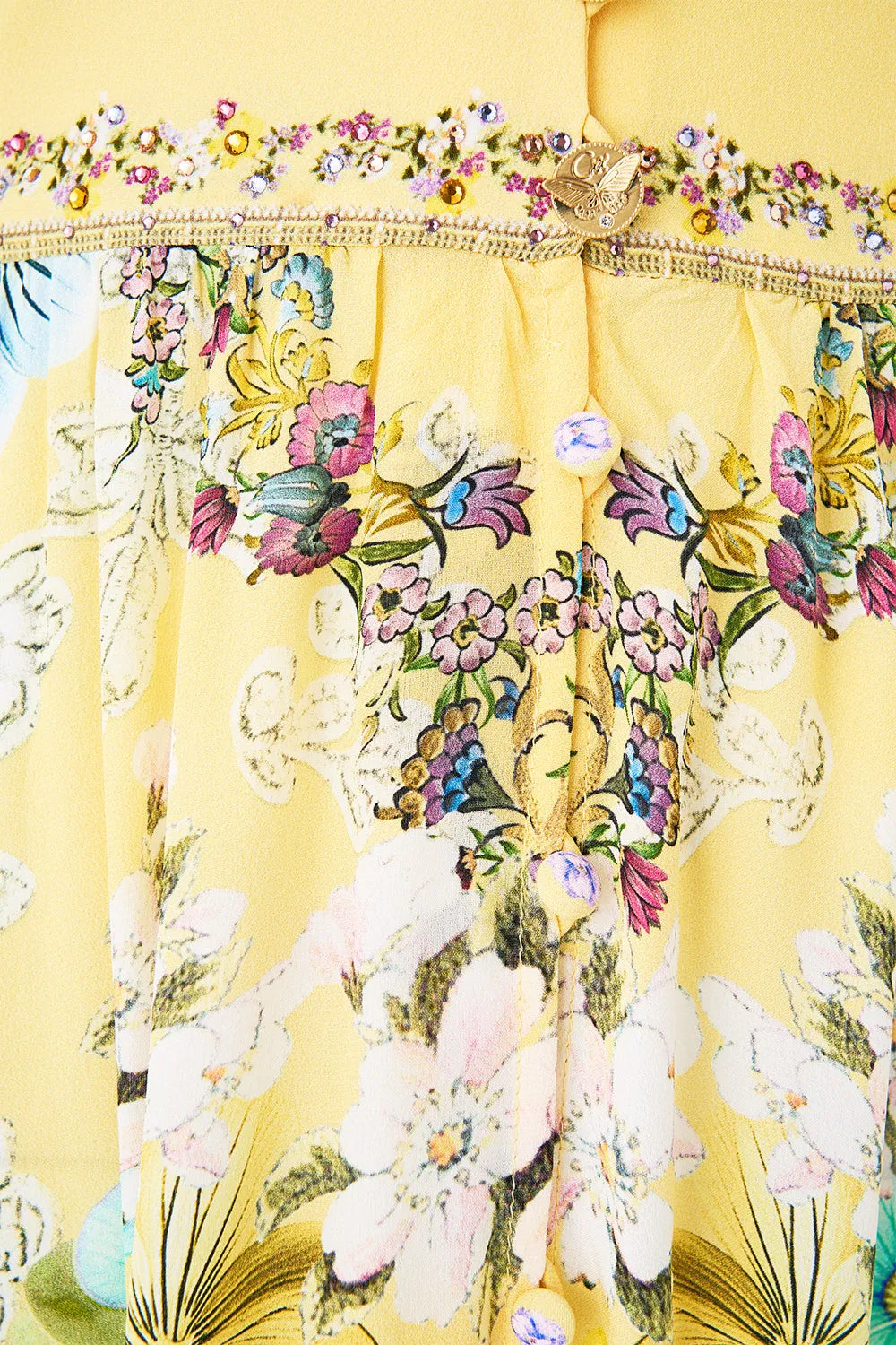 LONG BUTTON FRONT DRESS DARLING BUDS sold by Camilla product image thumbnail 3