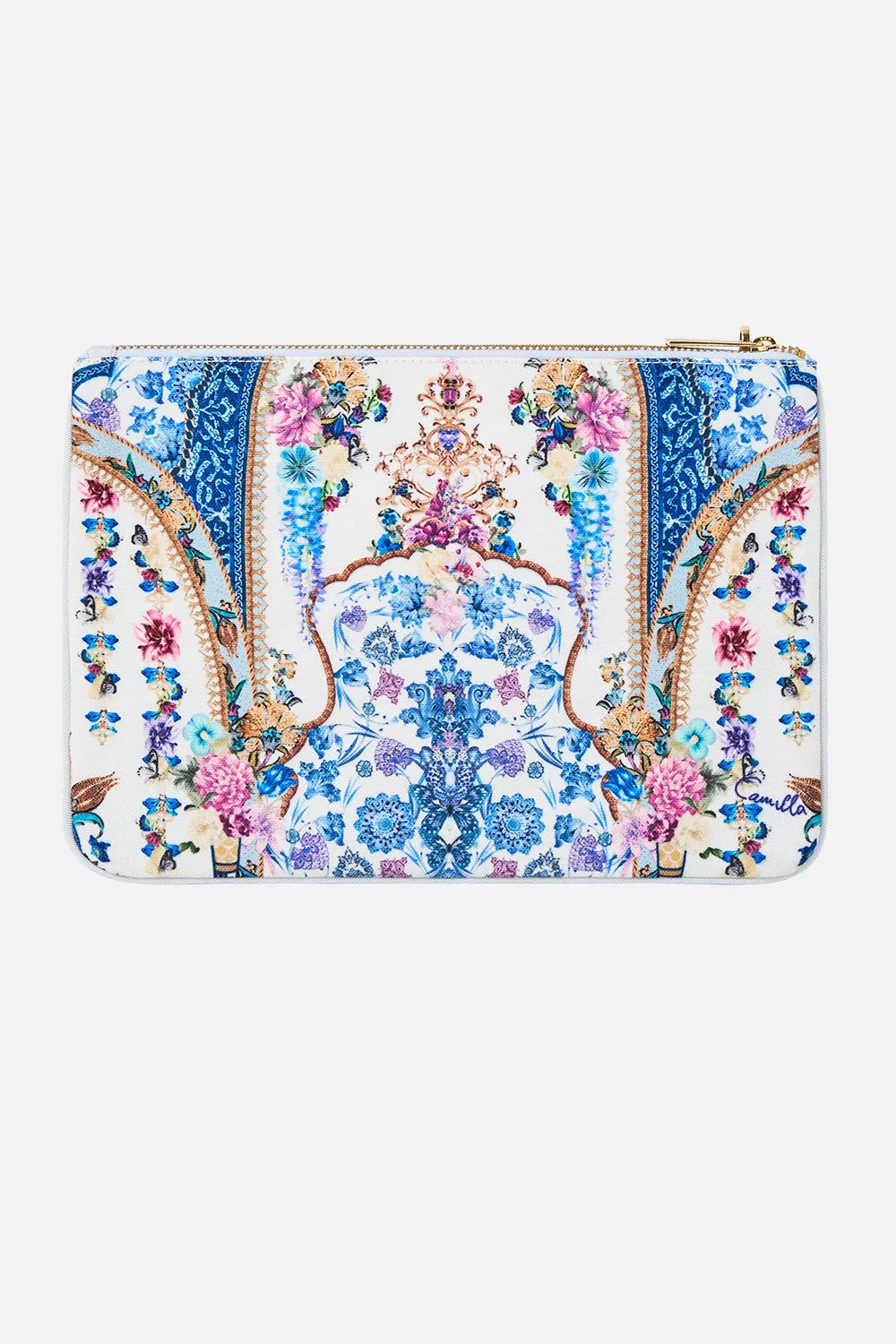 SMALL CANVAS CLUTCH ALL ABOUT THAT LACE sold by Camilla product image thumbnail 2