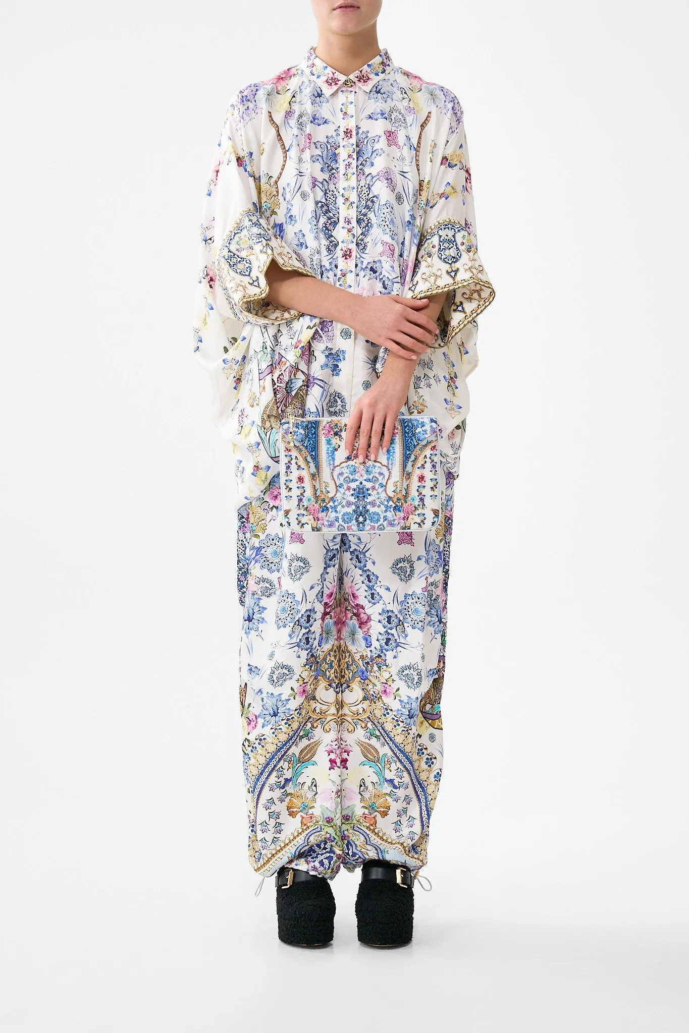 SMALL CANVAS CLUTCH ALL ABOUT THAT LACE sold by Camilla product image thumbnail 4