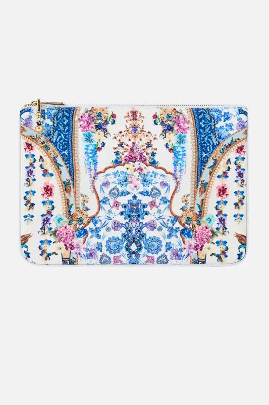 SMALL CANVAS CLUTCH ALL ABOUT THAT LACE sold by Camilla