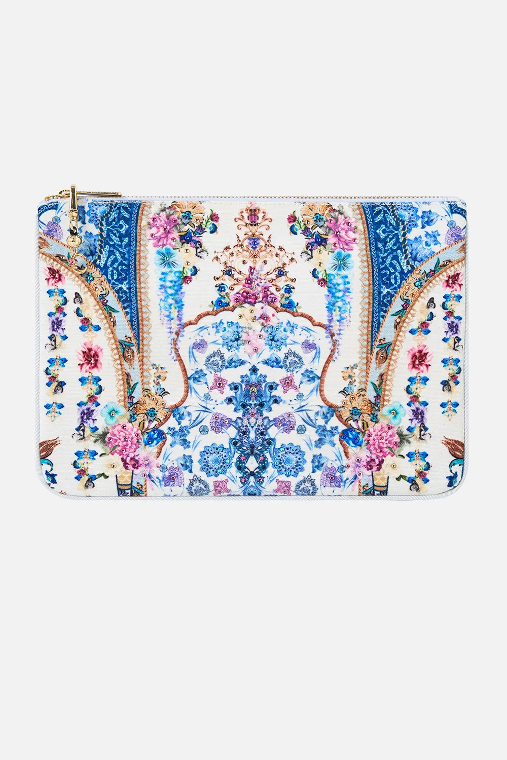 SMALL CANVAS CLUTCH ALL ABOUT THAT LACE sold by Camilla