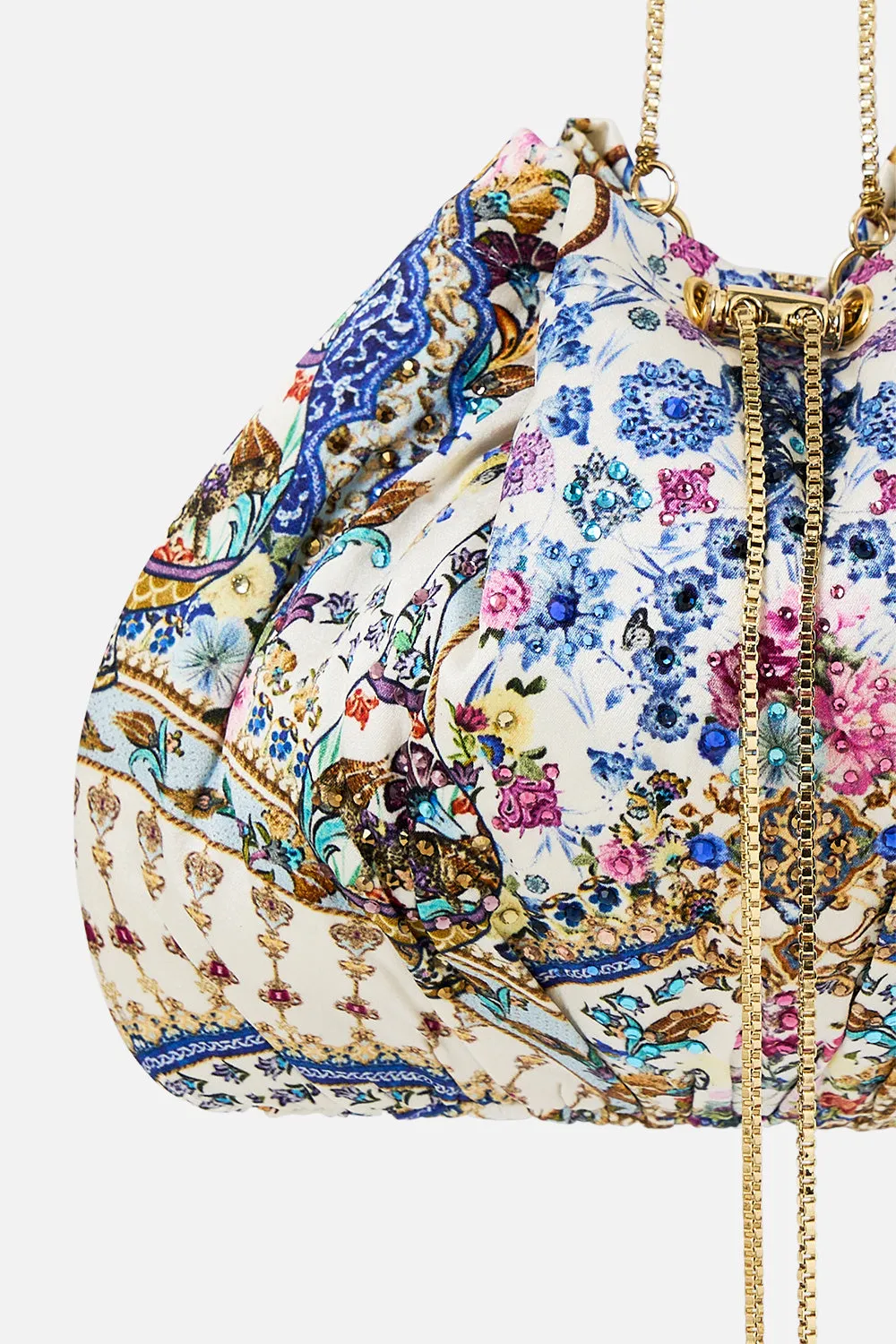 DRAWSTRING POUCH BAG WITH CHAIN STRAP ALL ABOUT THAT LACE sold by Camilla product image thumbnail 4