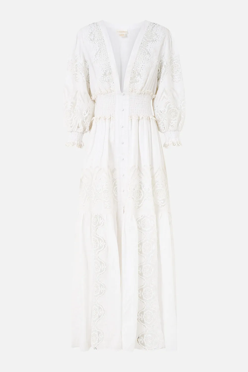 SHIRRED WAISTBAND LONG DRESS ALL ABOUT THAT LACE sold by Camilla product image thumbnail 3