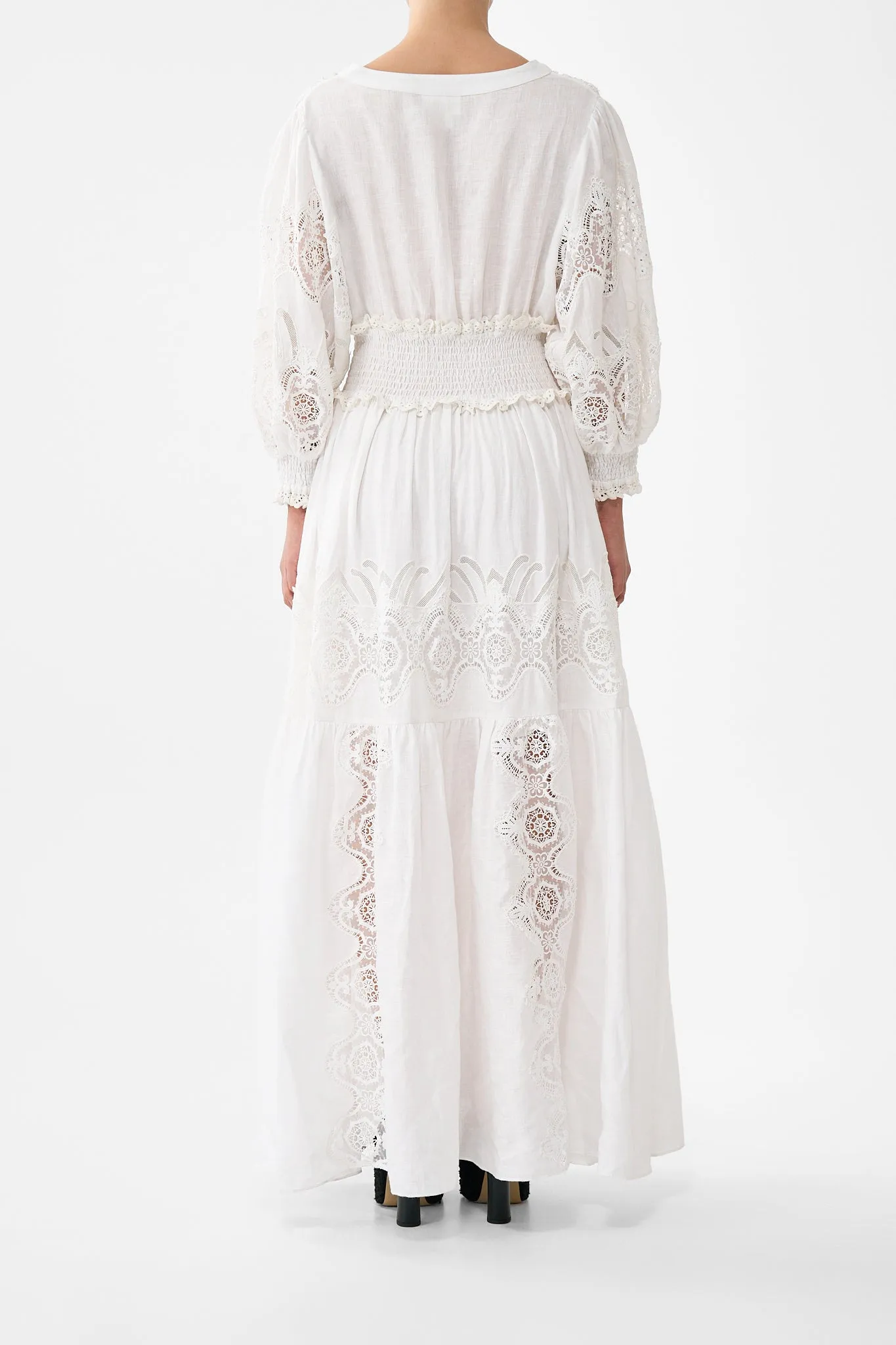 SHIRRED WAISTBAND LONG DRESS ALL ABOUT THAT LACE sold by Camilla product image thumbnail 2