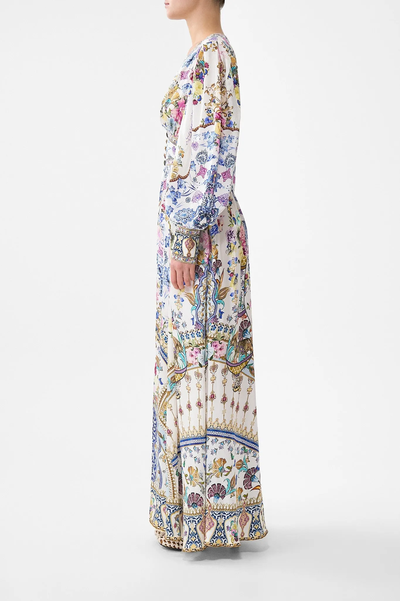 SHAPED WAISTBAND DRESS WITH GATHERED SLEEVES ALL ABOUT THAT LACE sold by Camilla product image thumbnail 4