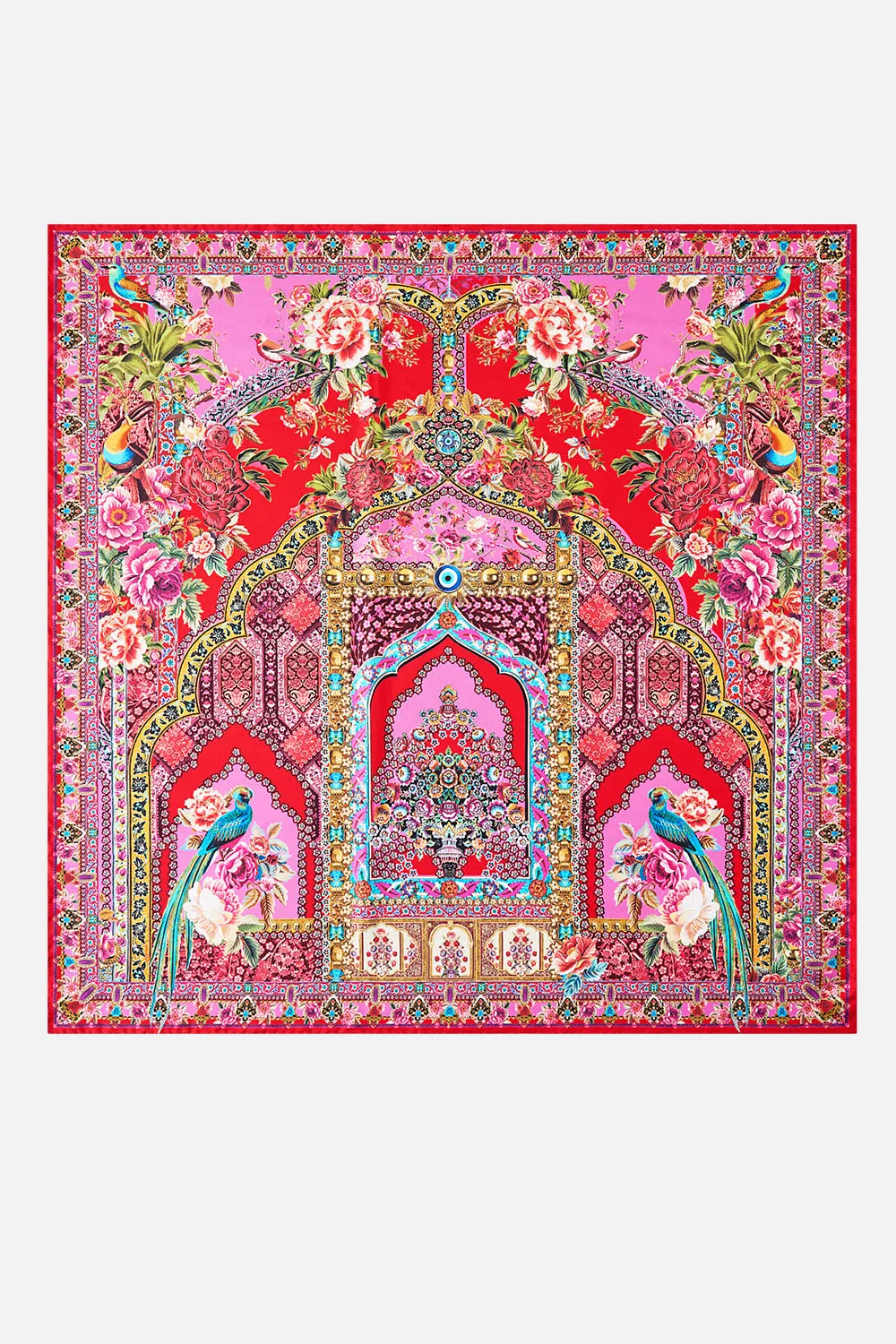 PRINTED SILK TWILL SQUARE SCARF HEIRLOOM EMPIRE sold by Camilla product image thumbnail 2