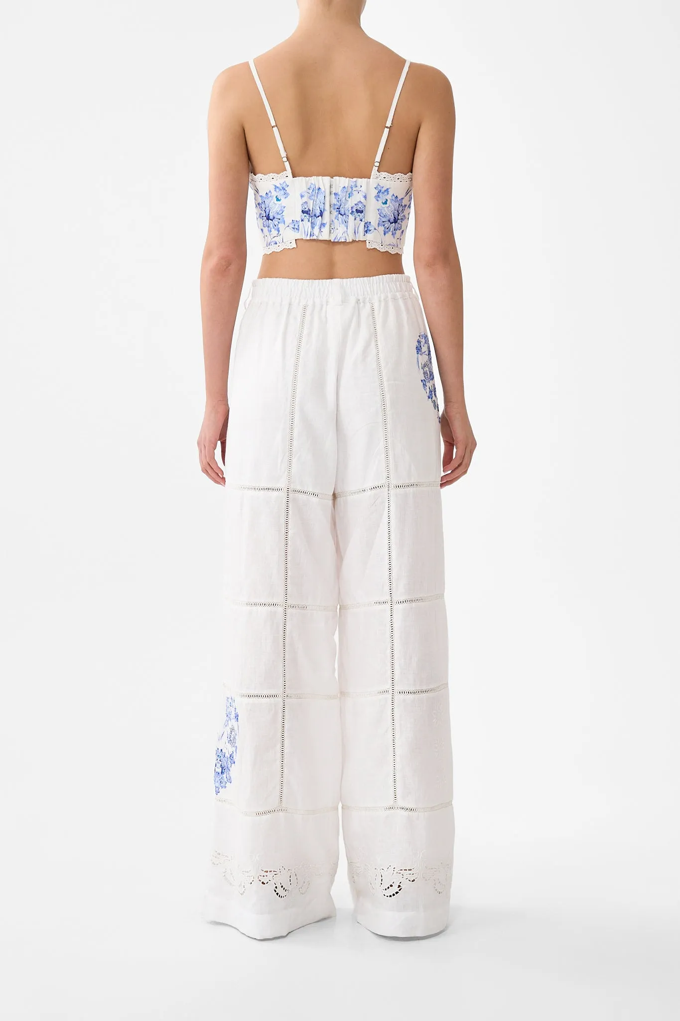 WIDE LEG WAISTED PANT ALL ABOUT THAT LACE sold by Camilla product image thumbnail 2