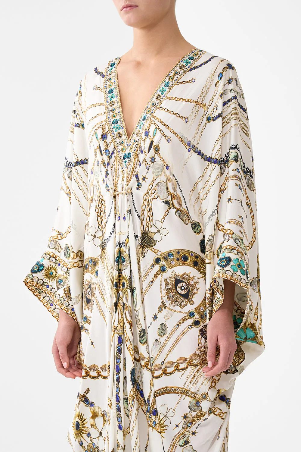 PIERCED V NECK KAFTAN CHAIN GANG sold by Camilla product image thumbnail 4