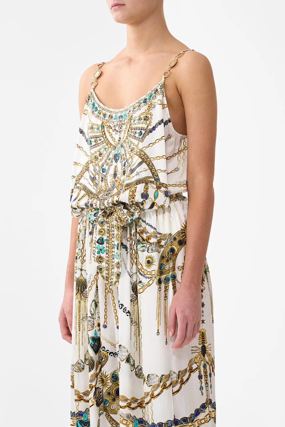 SHOESTRING STRAP JUMPSUIT CHAIN GANG sold by Camilla product image thumbnail 4