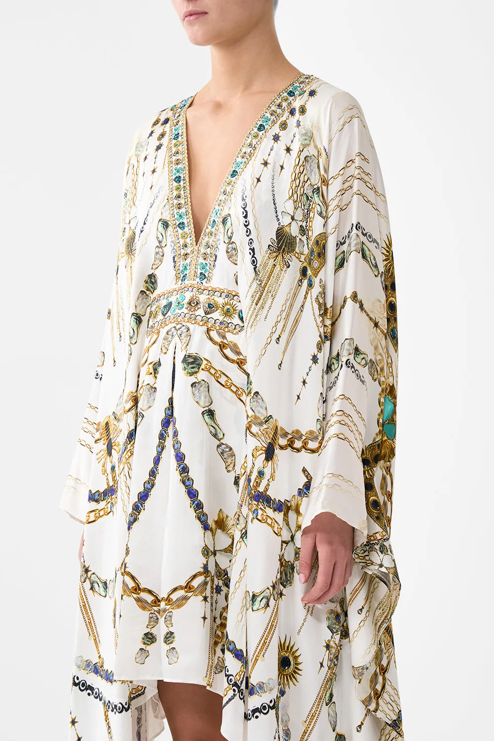 SHORT KAFTAN WITH WAIST TAB CHAIN GANG sold by Camilla product image thumbnail 4