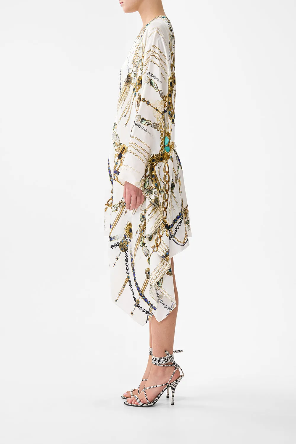 SHORT KAFTAN WITH WAIST TAB CHAIN GANG sold by Camilla product image thumbnail 3