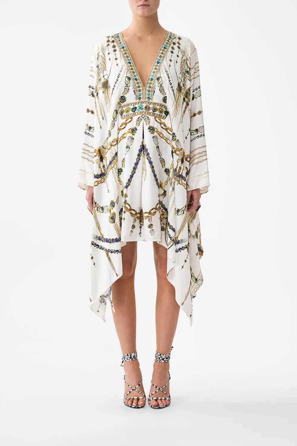 SHORT KAFTAN WITH WAIST TAB CHAIN GANG sold by Camilla