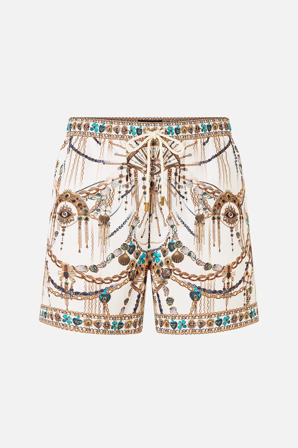 MID LENGTH BOARDSHORT WITH ELASTIC WAIST CHAIN GANG sold by Camilla