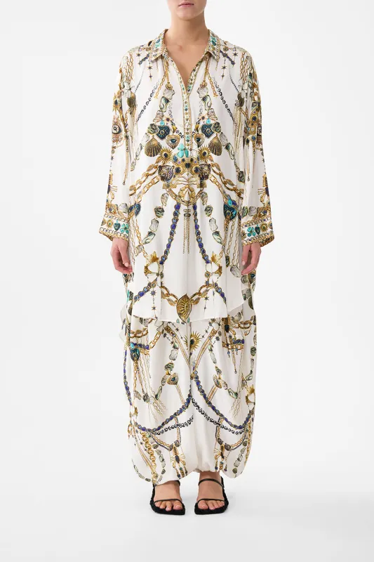 RELAXED HIGH LOW SHIRT DRESS CHAIN GANG sold by Camilla