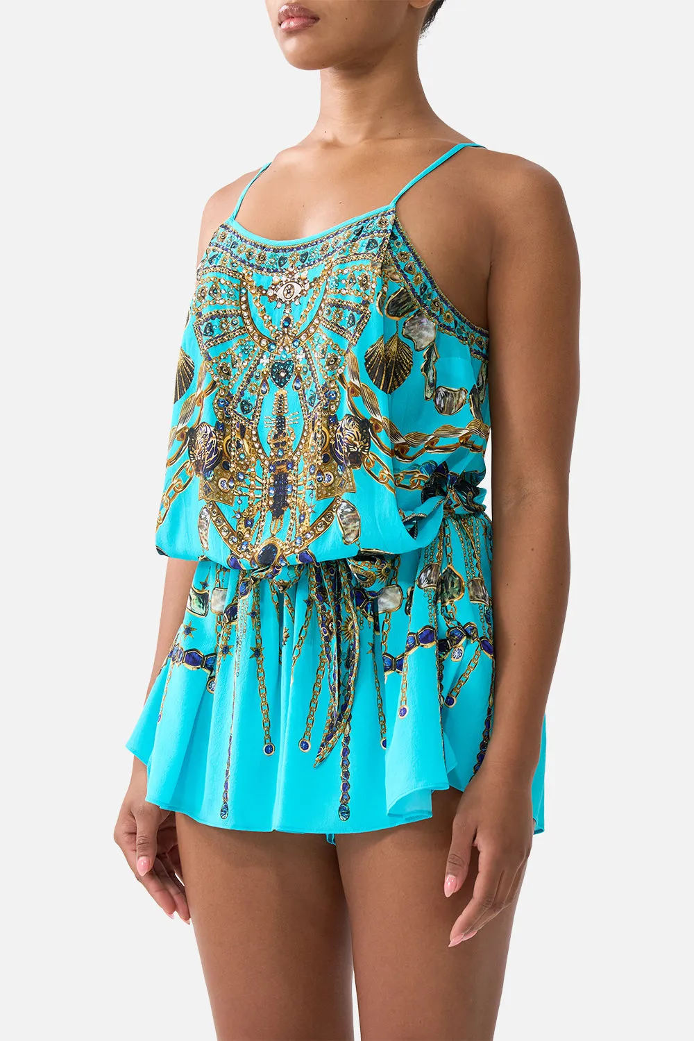 SHOESTRING STRAP PLAYSUIT TOTEMS AND TREASURES sold by Camilla product image thumbnail 5