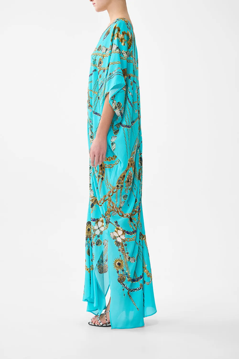 KAFTAN WITH FRONT TAB DETAIL TOTEMS AND TREASURES sold by Camilla product image thumbnail 3