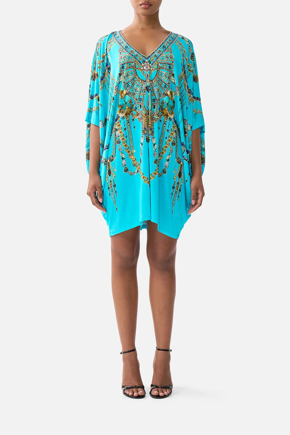 BAT SLEEVE DRESS TOTEMS AND TREASURES sold by Camilla