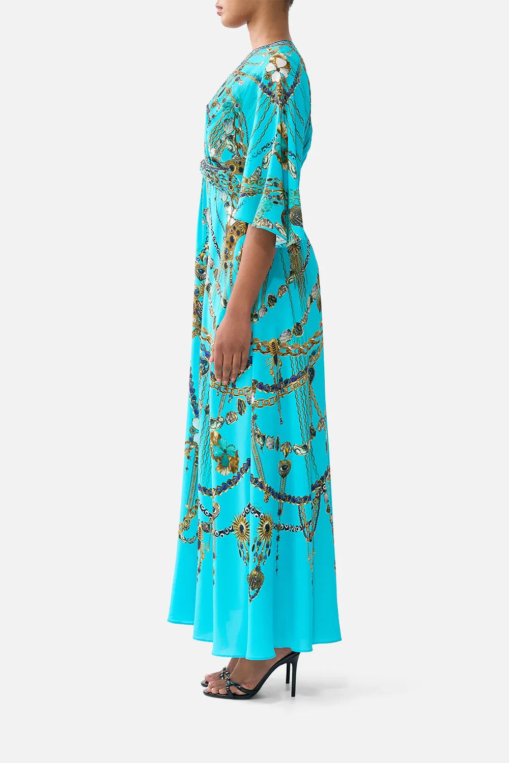 TWIST FRONT WAISTED DRESS TOTEMS AND TREASURES sold by Camilla product image thumbnail 4