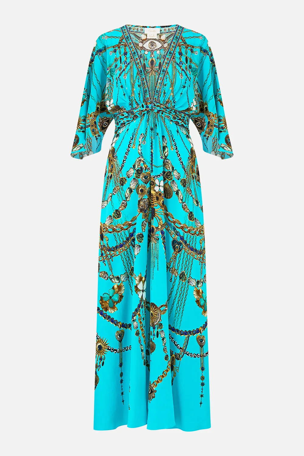 TWIST FRONT WAISTED DRESS TOTEMS AND TREASURES sold by Camilla product image thumbnail 3