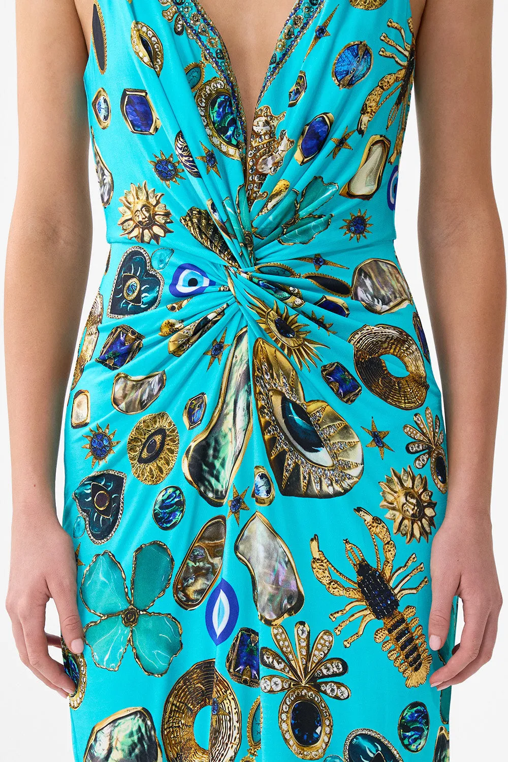 STRAPPY DRESS WITH TWIST FRONT TOTEMS AND TREASURES sold by Camilla product image thumbnail 5