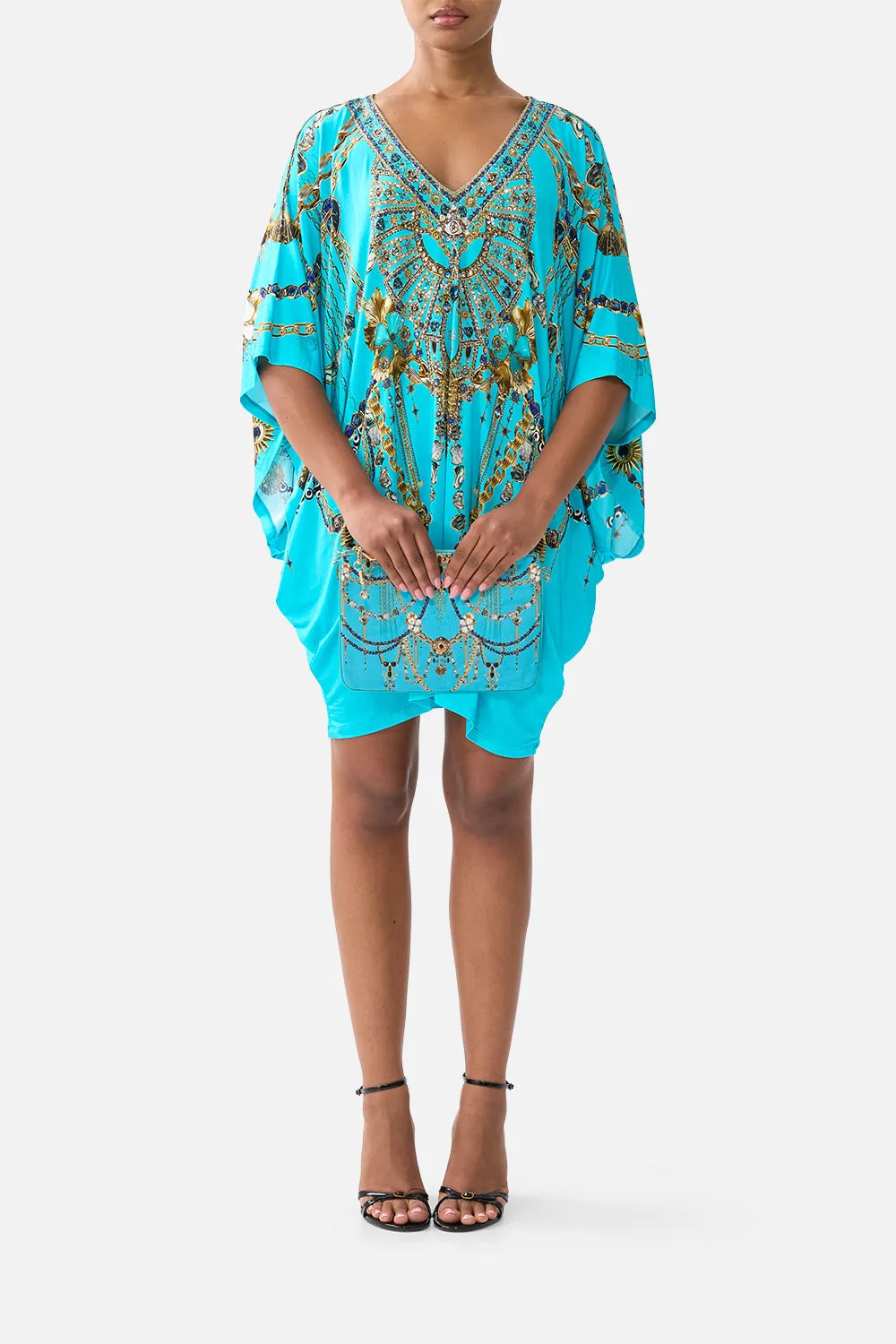 SMALL CANVAS CLUTCH TOTEMS AND TREASURES sold by Camilla product image thumbnail 4