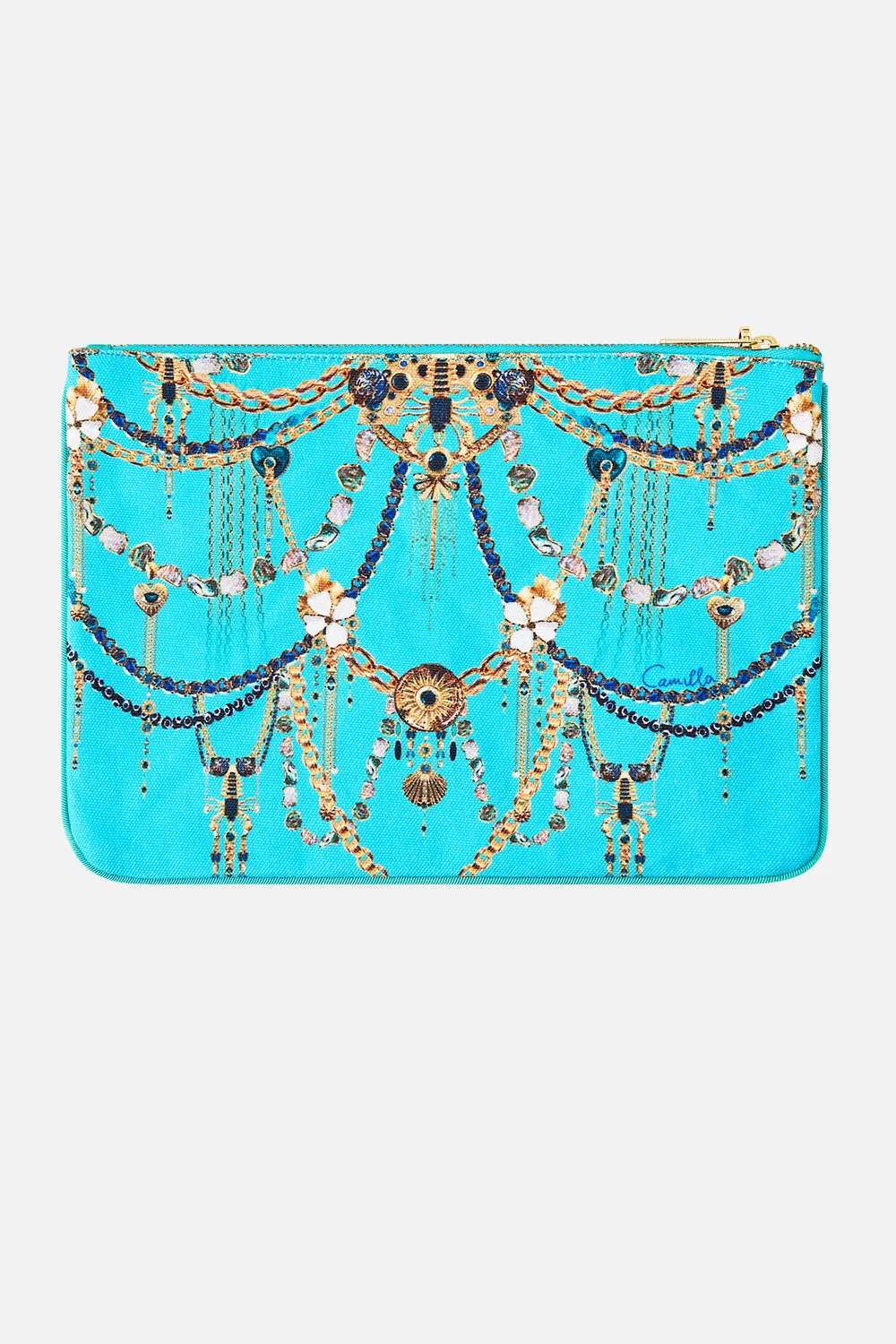 SMALL CANVAS CLUTCH TOTEMS AND TREASURES sold by Camilla product image thumbnail 2