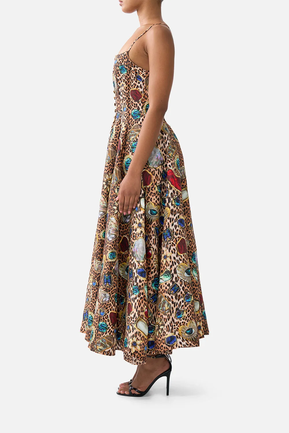 CORSET DRESS WITH LONG FLARED SKIRT NAZAR NIRVANA sold by Camilla product image thumbnail 3