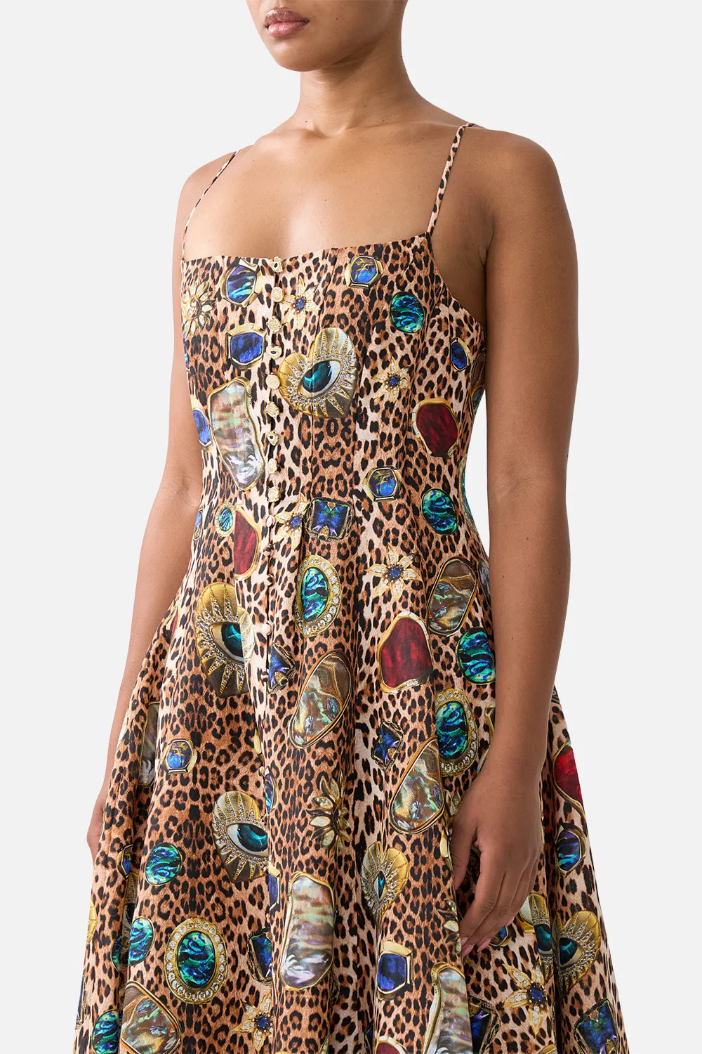 CORSET DRESS WITH LONG FLARED SKIRT NAZAR NIRVANA sold by Camilla product image thumbnail 4